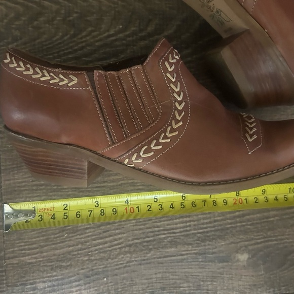 Palomino vintage excellent vintage condition size 9 leather cowboy booties - Picture 4 of 11